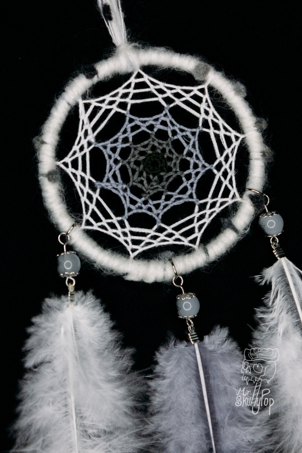 Grey White Little Fur Ball | 灰白小毛球 - Image 3